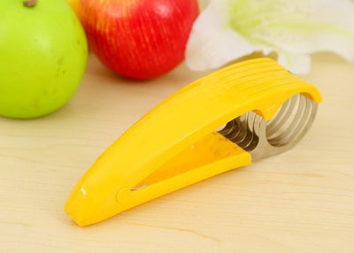 Banana & Sausage Slicer Cutter Stainless Steel Multi-Blade Kitchen Tool for Quick & Even Slicing