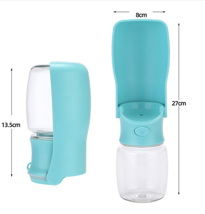 Portable Foldable Dog Water Bottle Leakproof Pet Water Dispenser for Travel, Walking & Outdoor Use (350ml / 550ml)