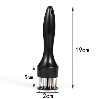 Pine Meat Tenderizer Needle Tool Stainless Steel Steak Meat Piercer for Faster Marinating & Softer Meat