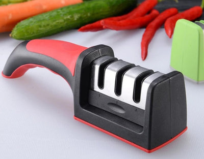 3-Stage Kitchen Knife Sharpener Tungsten Steel & Ceramic Sharpening Tool for Fast & Precise Edge Repair