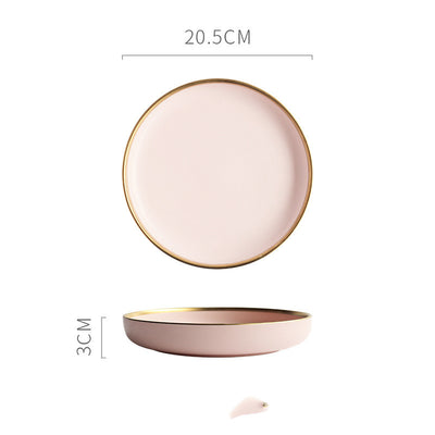 Nordic Style Porcelain Bowl Celadon Solid Color Tea & Serving Bowl Minimalist Kitchenware