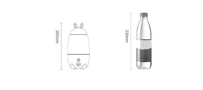 Portable Electric Juicer Cup A8 Rechargeable Mini Juice Blender 1500mAh for Home, Travel & Smoothies