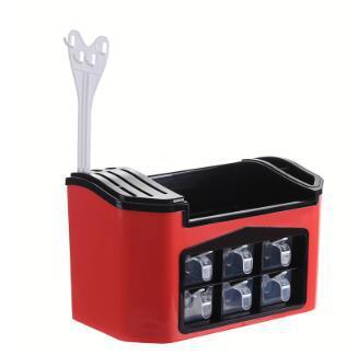 Multi-Layer Seasoning Storage Box Kitchen Spice Organizer Rack (Large & Small Sizes)