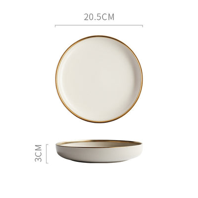 Nordic Style Porcelain Bowl Celadon Solid Color Tea & Serving Bowl Minimalist Kitchenware