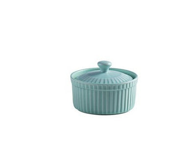 Nordic Style Ceramic Baking Bowl with Lid Mini Porcelain Oven Dish for Desserts, Sauces & Sides