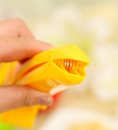 Banana & Sausage Slicer Cutter Stainless Steel Multi-Blade Kitchen Tool for Quick & Even Slicing